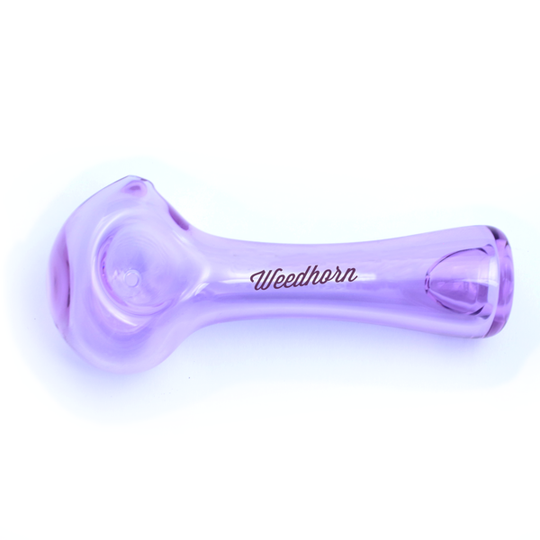 WeedHorn American Made Thick Glass Ash Catcher Pipe