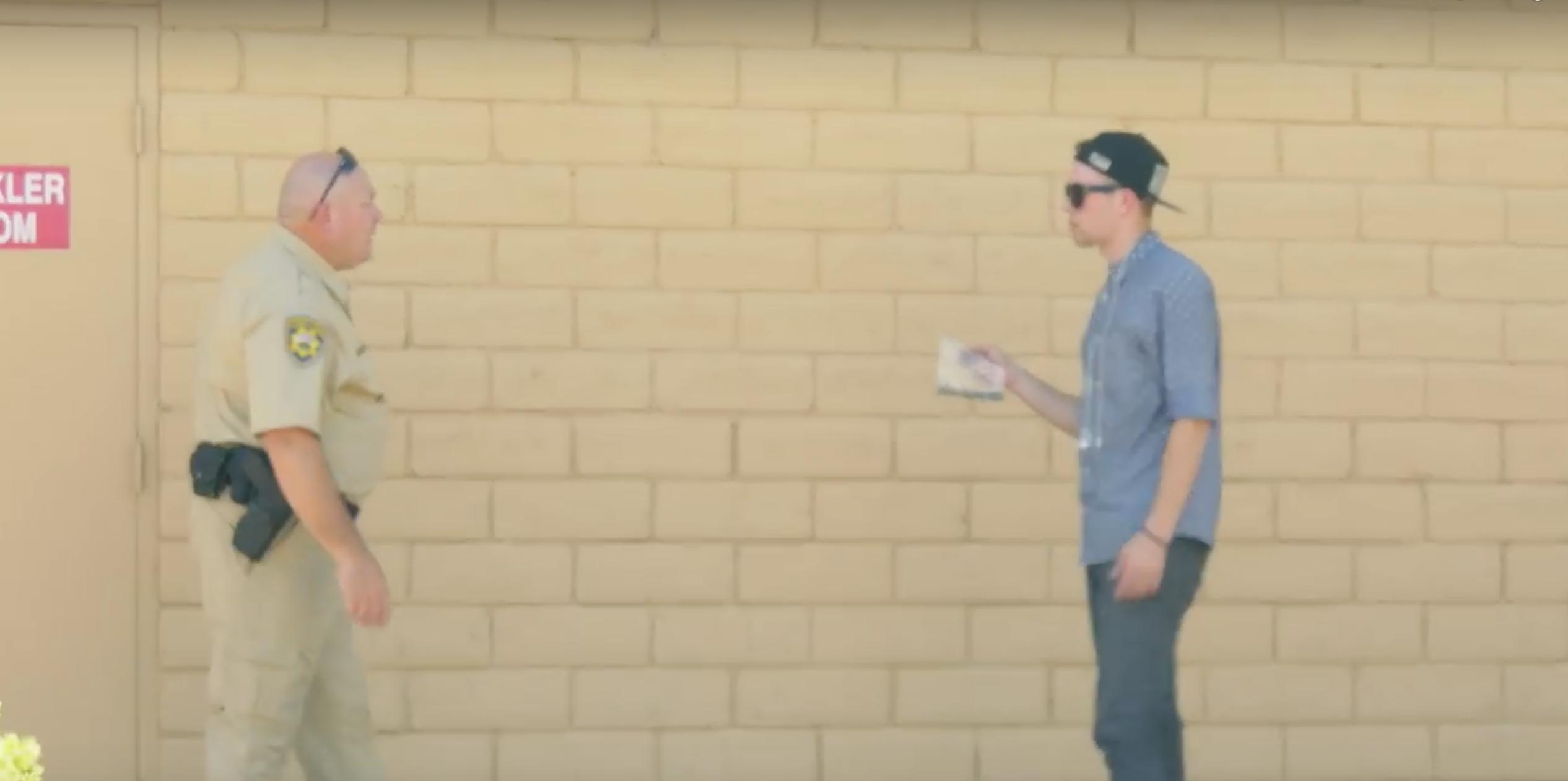 Watch: Magician Tries To Sell Weed To A Cop