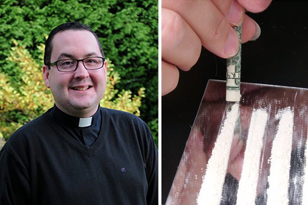 Watch This Catholic Priest Snort Cocaine In a Room Full of Nazi Gear