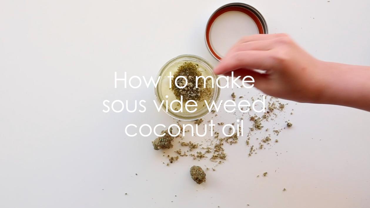 How To Make Medicated Coconut Oil with Cannabis